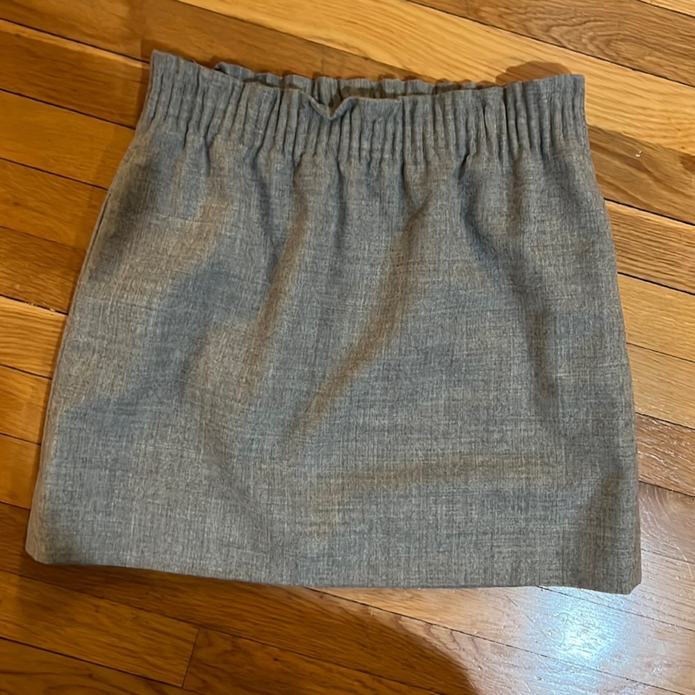 J.Crew light gray wool skirt -size 4